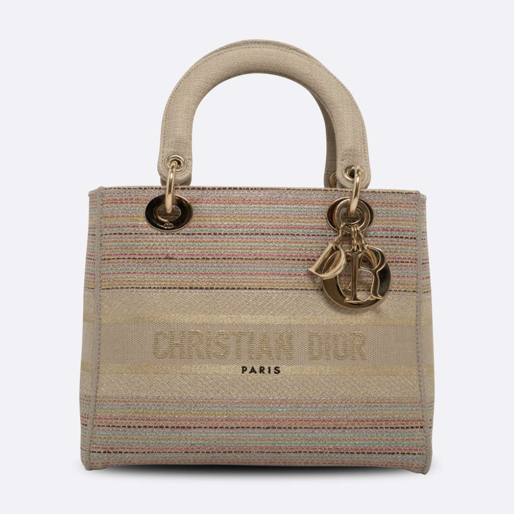 CHRISTIANDIOR-LADYDIOR-MEDIUM-TAUPE-FABRIC-7846 front.jpg