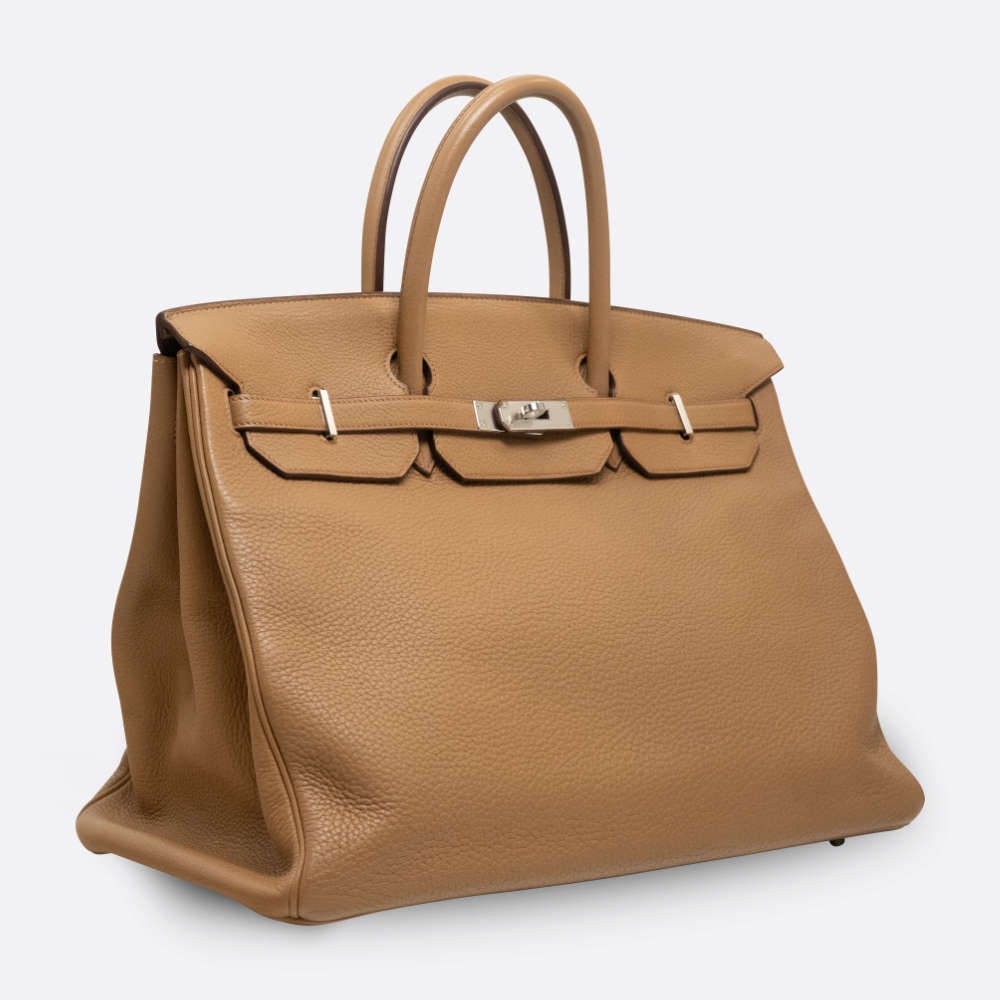 HERMES BIRKIN 40 BISCUIT CLEMENCE