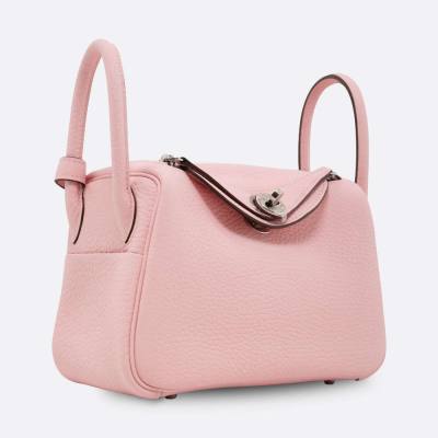 HERMES LINDY MINI ROSE SAKURA CLEMENCE