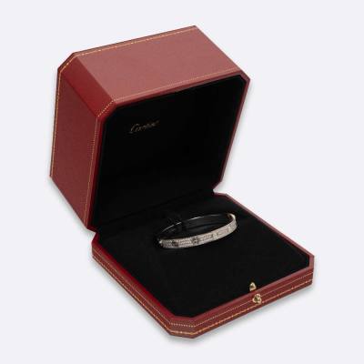 CARTIER LOVE BANGLE 16 WHITE GOLD 18K WHITE GOLD