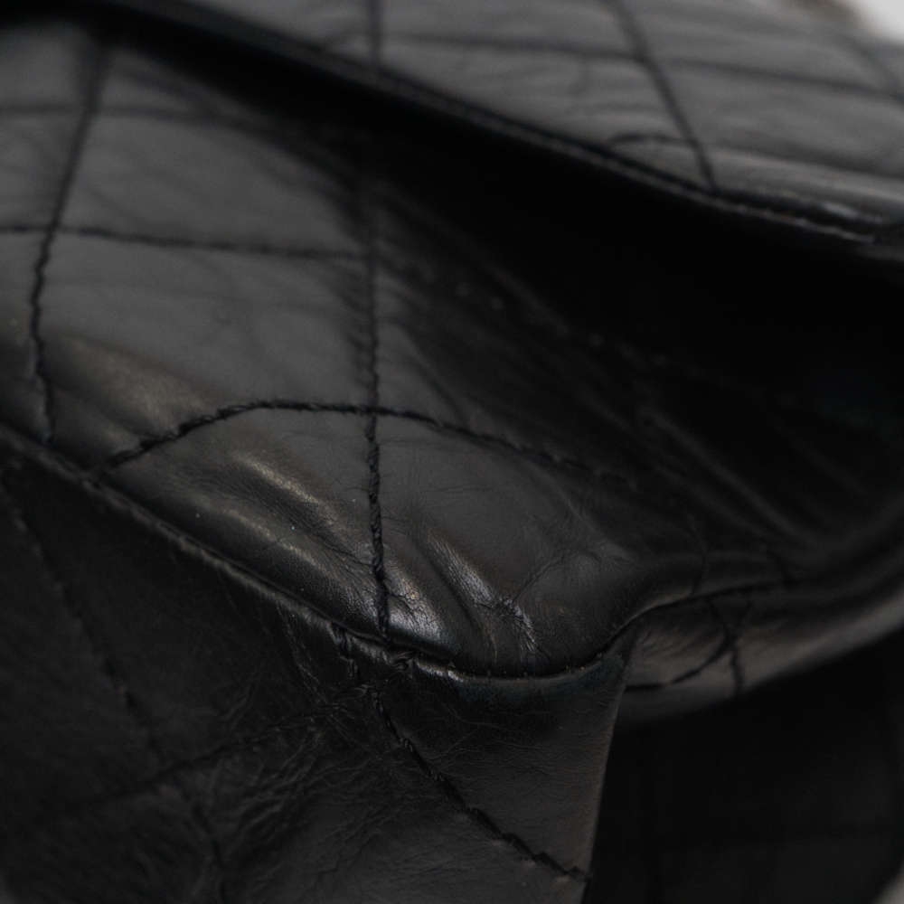 CHANEL-2.55REISSUE227-BLACK-AGEDCALFSKIN-8290 corner2.jpg