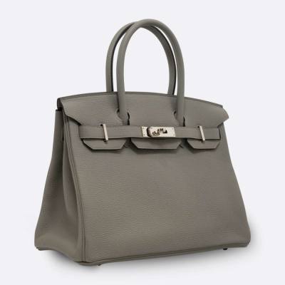 HERMES BIRKIN 30 GRIS MOUETTE TOGO