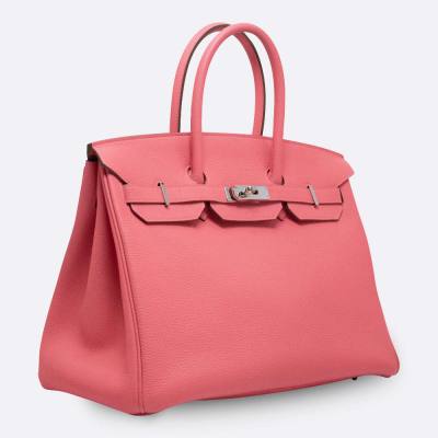 HERMES BIRKIN 35 ROSE LIPSTICK TOGO