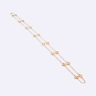 VAN CLEEF AND ARPELS SWEET ALHAMBRA NECKLACE, 16 MOTIF ROSE GOLD 18K ROSE GOLD
