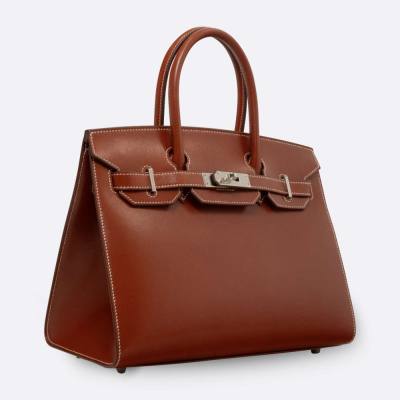 HERMES BIRKIN 30 BRIQUE BOX CALF