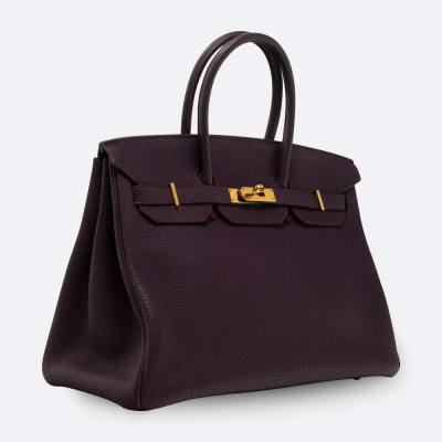 HERMES BIRKIN 35 CASSIS FJORD
