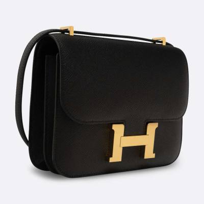 HERMES CONSTANCE 18 BLACK EPSOM