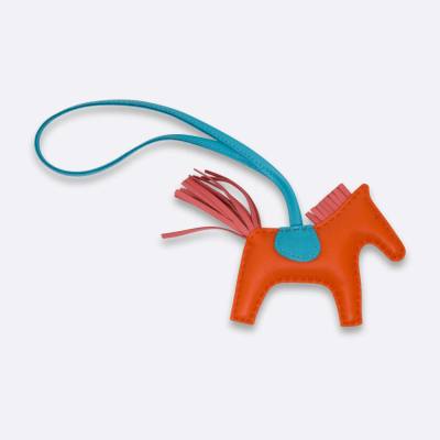 HERMES RODEO PM ORANGE POPPY MILO