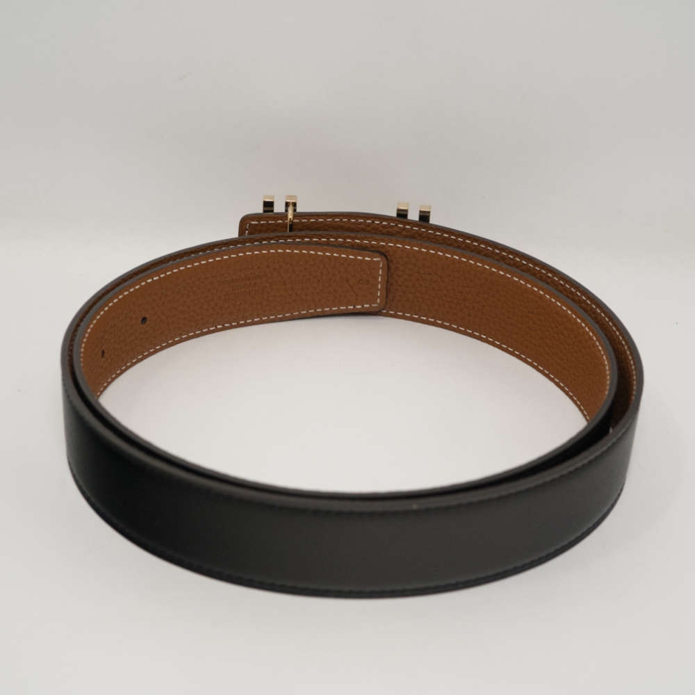 HERMES-BELT-90CM-BLACK,BROWN-BOXCALF-8423 back.jpg