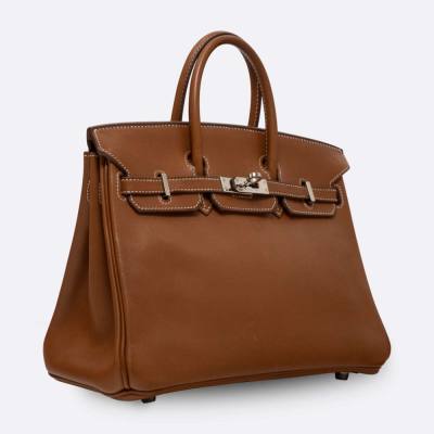 HERMES BIRKIN 25 FAUVE BARENIA
