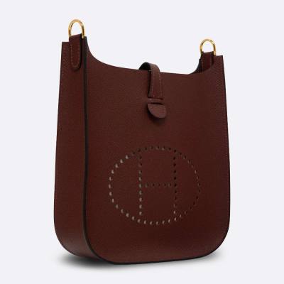HERMES EVELYNE MINI ROUGE H EPSOM